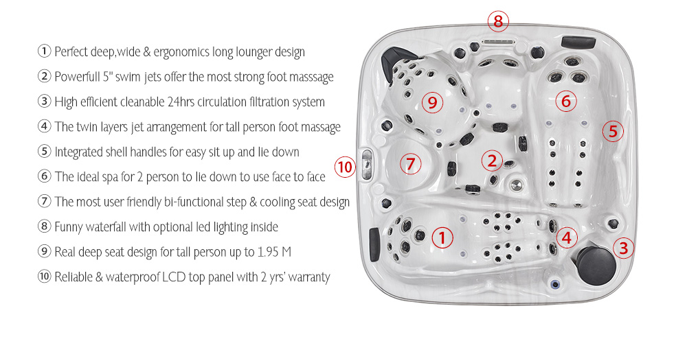 special design outdoor spas for sale, outdoor spas prices,hot tub for sale